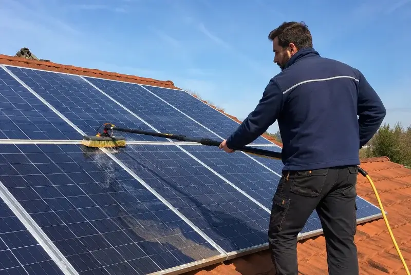 Nettoyage et entretien de panneaux solaires à Cox